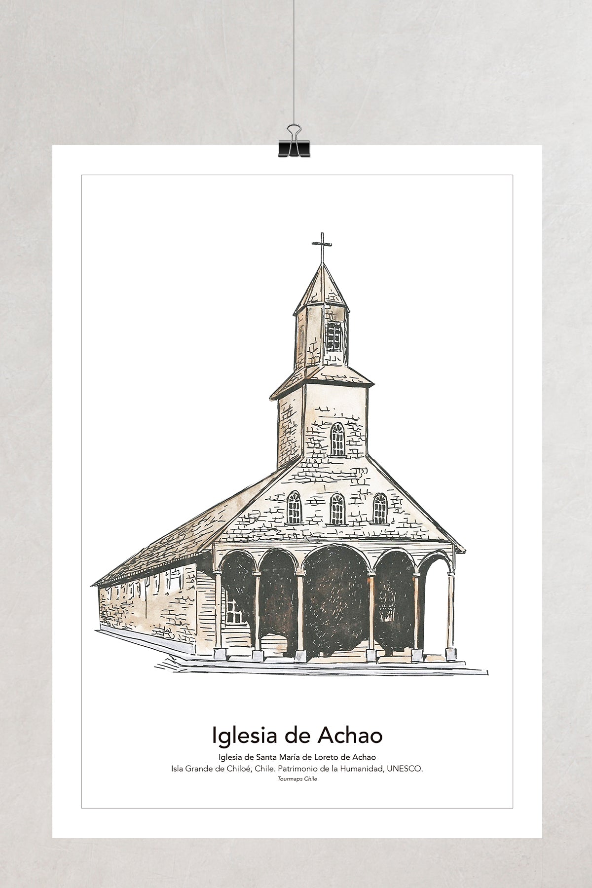 5 IGLESIAS DE CHILOÉ Tenaún - LÁMINAS