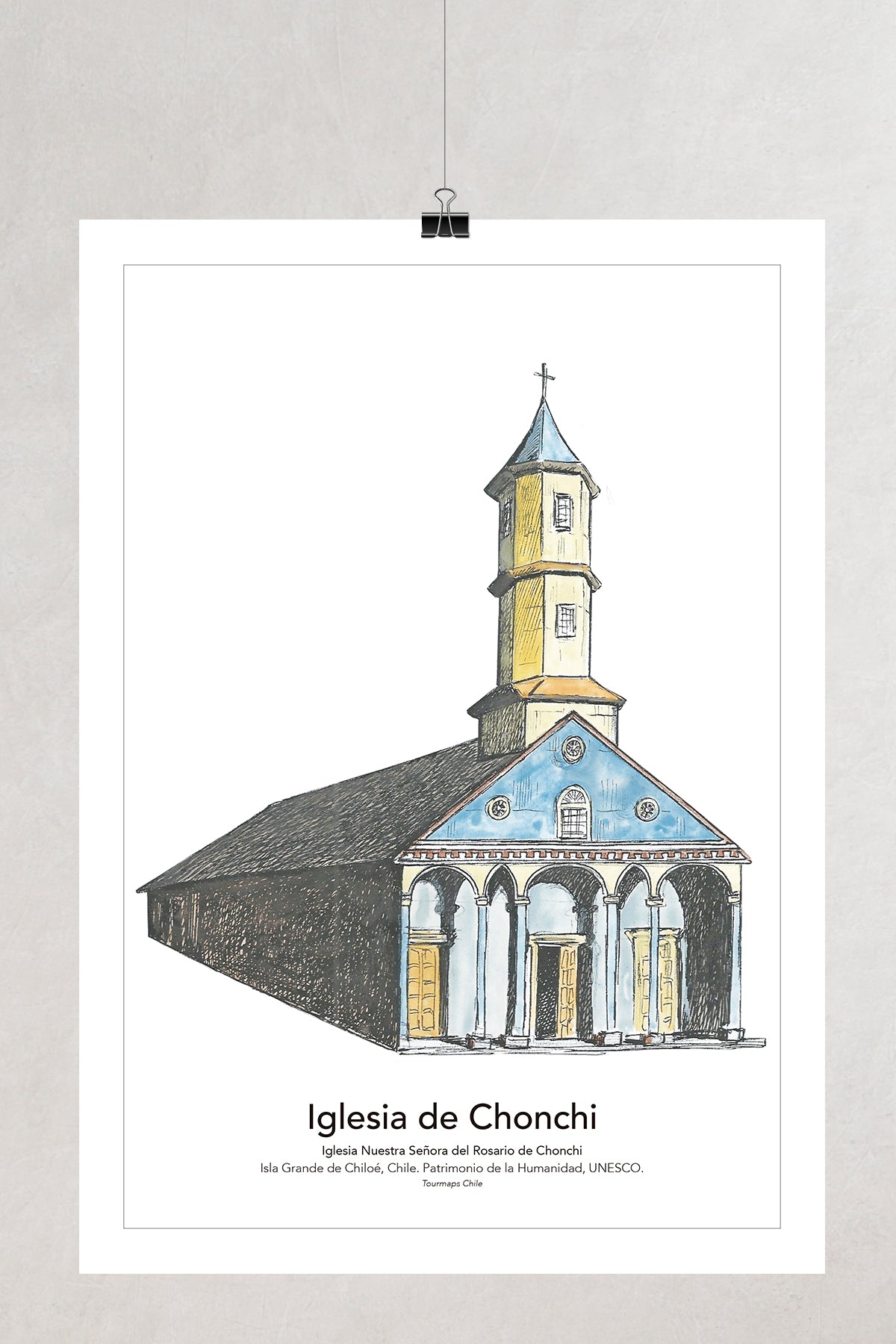 5 IGLESIAS DE CHILOÉ Chiloé - LÁMINAS