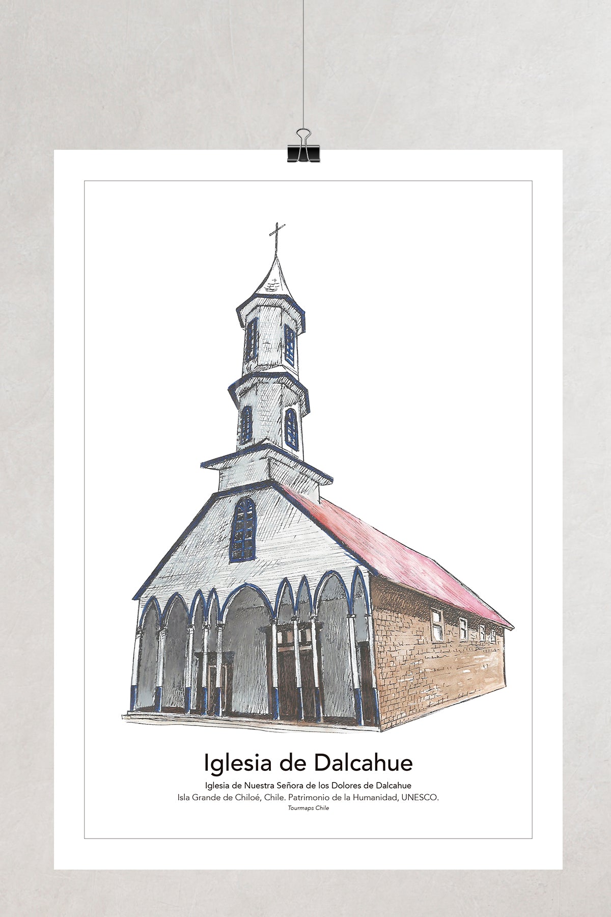 5 IGLESIAS DE CHILOÉ Dalcahue - LÁMINAS