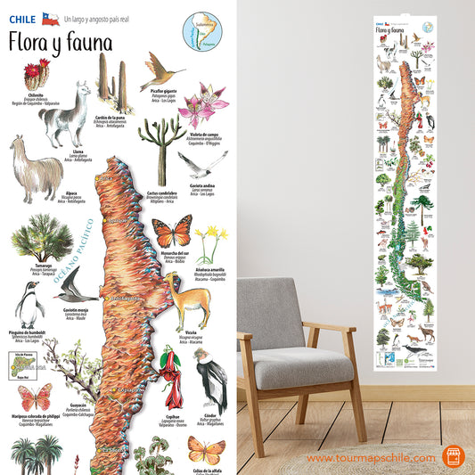 FLORA Y FAUNA - MAPA DESPLEGABLE