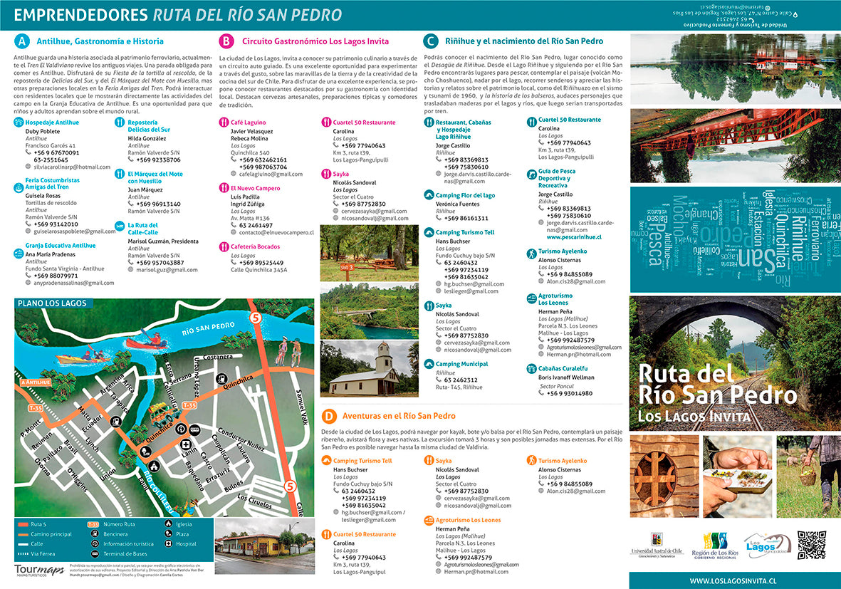 LOS LAGOS RÍO SAN PEDRO - MAPA