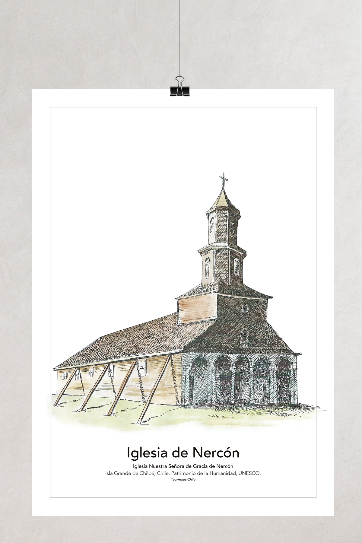 5 IGLESIAS DE CHILOÉ Chiloé - LÁMINAS