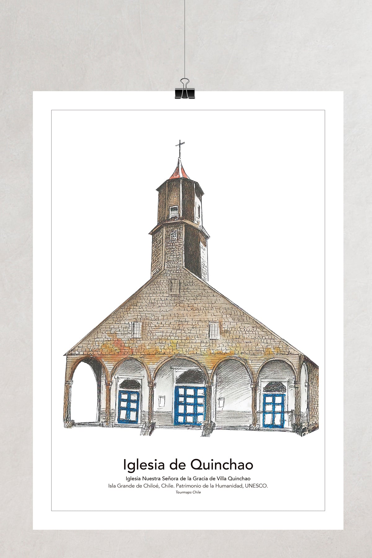 5 IGLESIAS DE CHILOÉ Tenaún - LÁMINAS