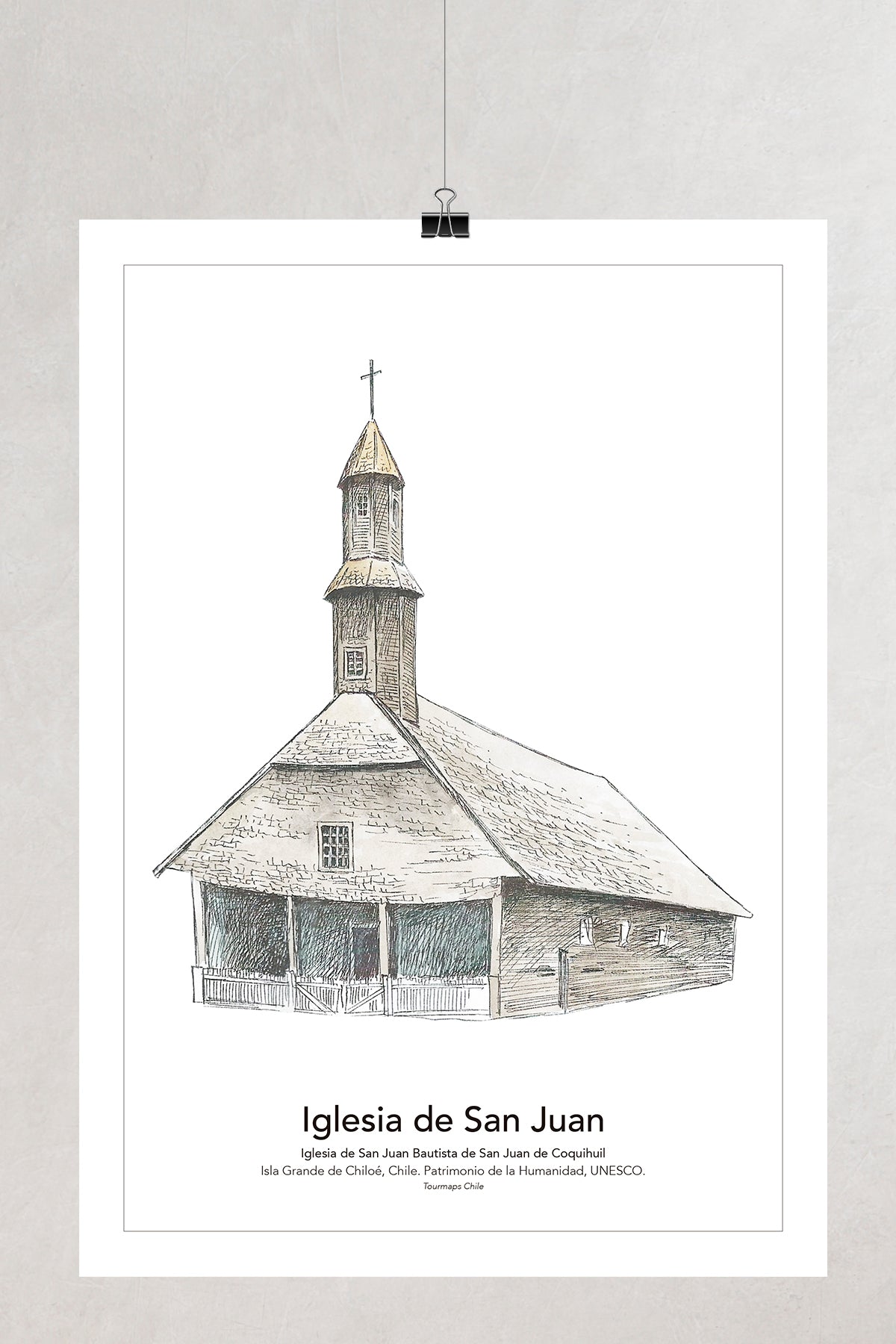 5 IGLESIAS DE CHILOÉ Dalcahue - LÁMINAS