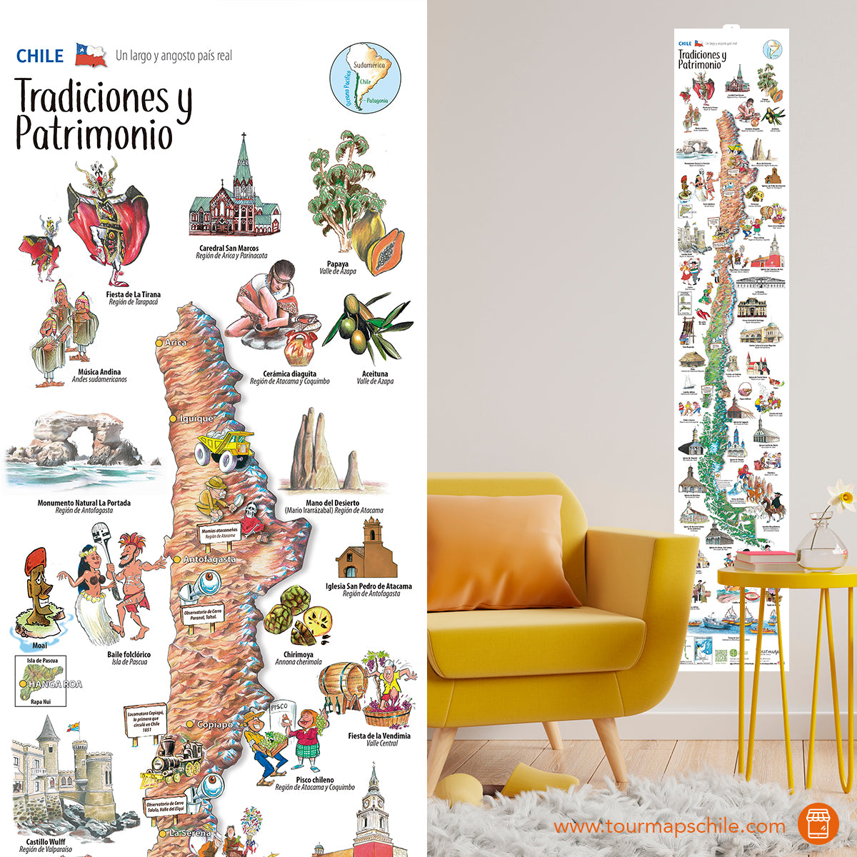 TRADICIONES Y PATRIMONIO - MAPA DESPLEGABLE