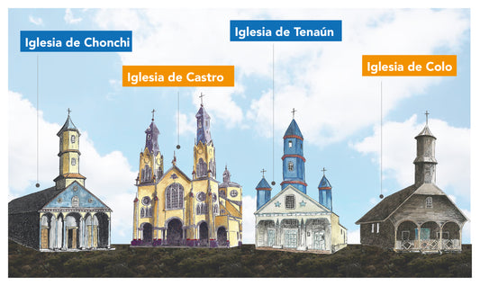 ¿Conoces las iglesias de Chiloé? 🧡