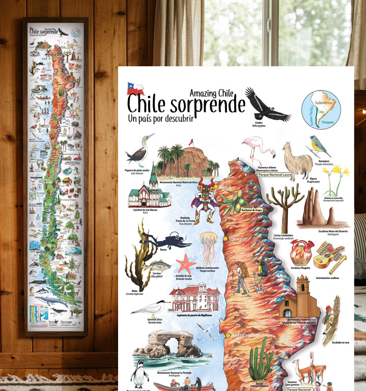 CHILE SORPRENDE - MAPA DESPLEGABLE