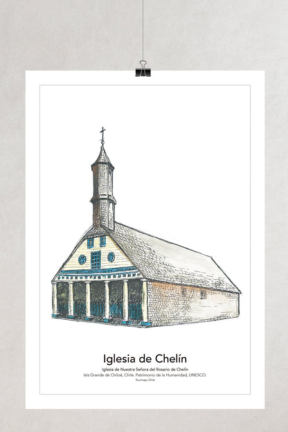 5 IGLESIAS DE CHILOÉ Chiloé - LÁMINAS